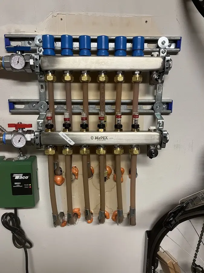 Plumber performing Gas Leak Detection at a residential property in Laguna Woods